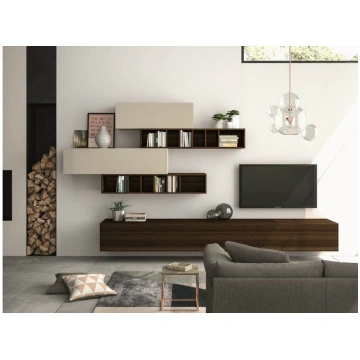 Modular wall unit SLIM 110 By Dall'Agnese