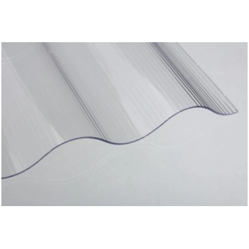 Profilētā loksne PVC SINUS, 0.90x2.00m, caurspīdīg