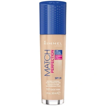 Šķidrā grima bāze Rimmel London Match Perfection S