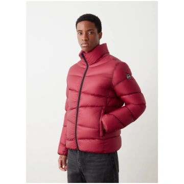 Ripstop nylon down jacket with wavy quilting COLMA