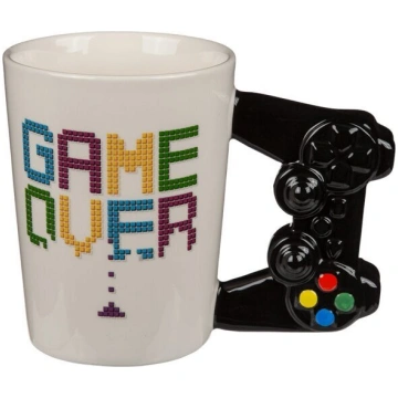 Krūze Game Over, dažādas krāsas, 1 gab