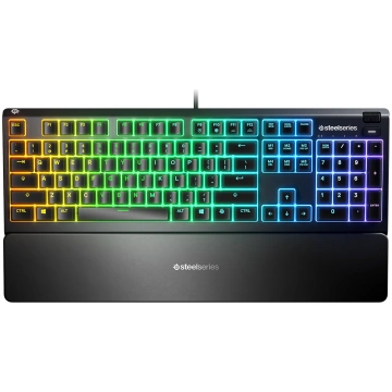 SteelSeries Apex 3, US, melna - Klaviatūra, 64795
