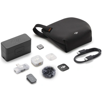 Mikrofons DJI Mic Mini 2 (1 TX + 1 Mobile RX + Cha