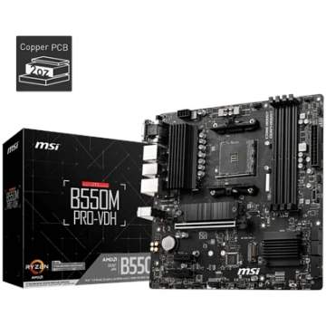 MSI Mainboard-MSI-AMD B550-SAM4-MicroATX-Memory DD