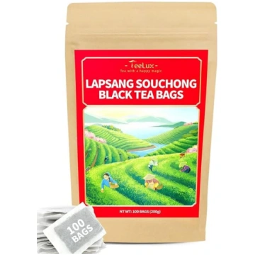 TeeLux Lapsang Souchong tējas maisiņi, 100 gab. ie