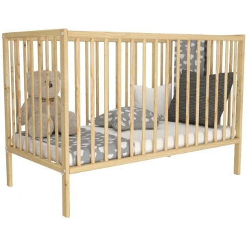 Bērnu gulta Bobas Magda natural 120x60 cm