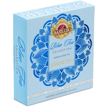 Zaļā tēja BASILUR BLUE TEA Assorted 40 EN