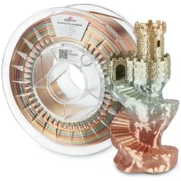 Ancient Spectrum PLA SILK Rainbow filament 1.75 mm