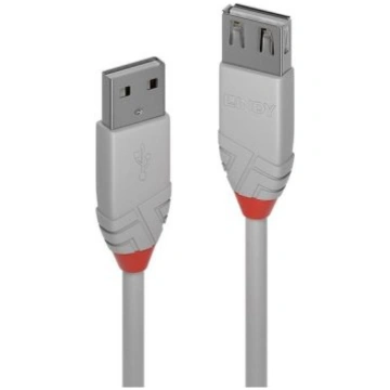 Lindy USB-A extension cable Anthra Line - 20 cm