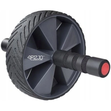 4Fizjo AB Wheel PRO vēdera preses rullītis, melns/