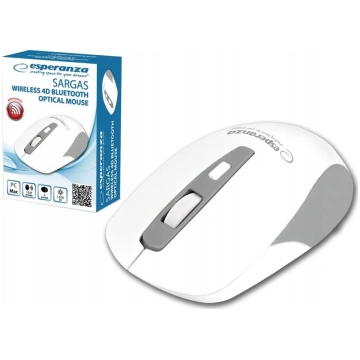 Esperanza EM130W Wireless Bluetooth 4D mouse white