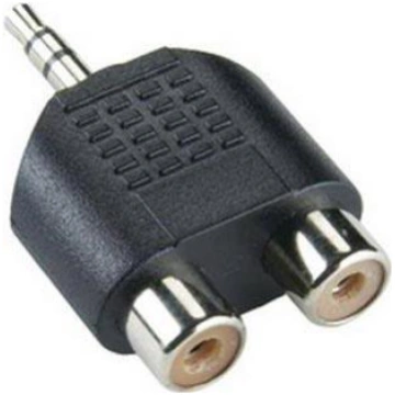 Sbox 3.5mm M.->2 X RCA F. AD.3.5M-2RCAF AD.3,5M-2R