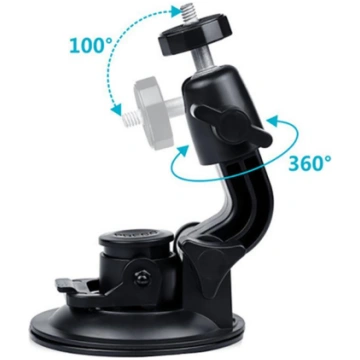 Action Camera Suction Cup Mount Windshield Camera 