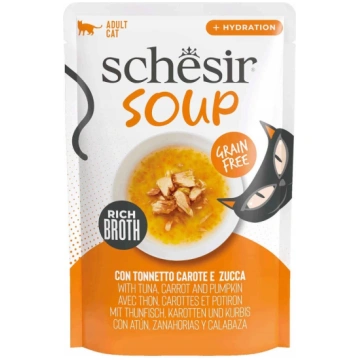 Schesir Soup karma mokra dla kotow zupa tunczyk z 