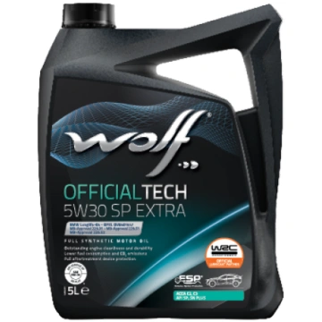 Motorteļļa WOLF OFFICIAL 5W30 SP EXTRA 5L SN,C2/C3