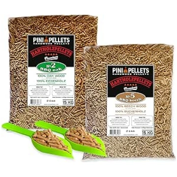 PINI cietkoksnes granulas Ozols 15 kg + dižskābard