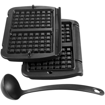 Tefal XA7238 vafeļu plāksnes OptiGrill +, melnas k