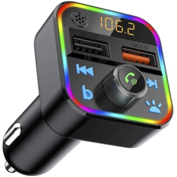 74-164# bluetooth fm raidītājs5+qc3.0 rgb BLOW