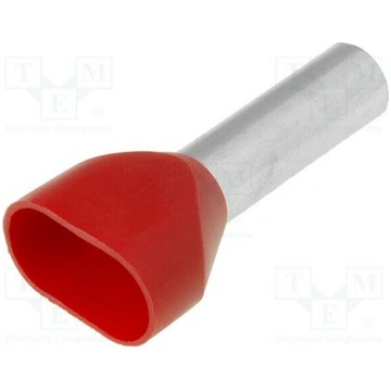 Tip: bootlace ferrule; insulated,double; copper; 1