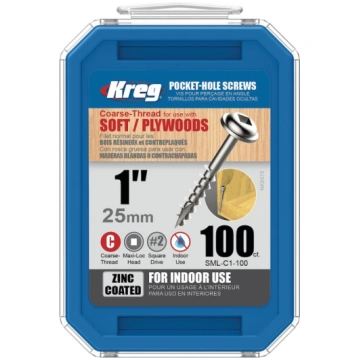 Kreg Maxi-Lock large thread SML-C1-100-INT 25mm, 1