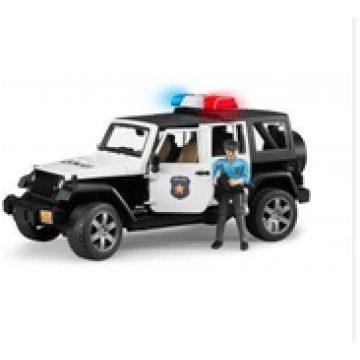 Police Bruder Jeep Wrangler Unlimited Rubicon with