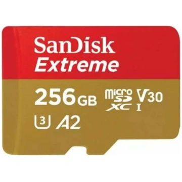 Memory card SANDISK EXTREME microSDXC 256 GB 190/1
