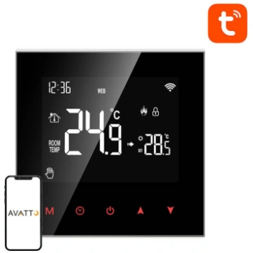 Avatto ZWT100 viedais termostats 3A ZigBee ūdens s
