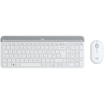 Bezvadu klaviatūra ar peli Logitech MK470, Balta (