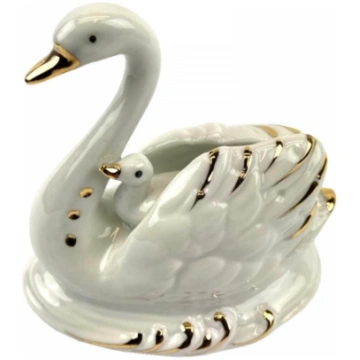 porcelāna figūra gulbji 10cm (38124)