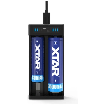 Mikroprocesorinis įkroviklis XTAR MC2 PLUS XTAR-MC