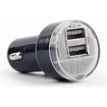 Gembird USB Car charger 2-port Black EG-U2C2A-CAR-