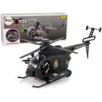 LEAN Toys Military Helicopter Wings Lights Battery