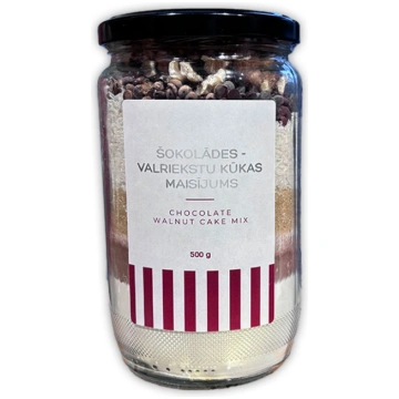 Šokolādes - valriekstu kūkas maisījums, 500 g, Mad