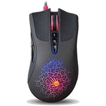 Vadu spēļu pele A4Tech Bloody A90A, melna krās