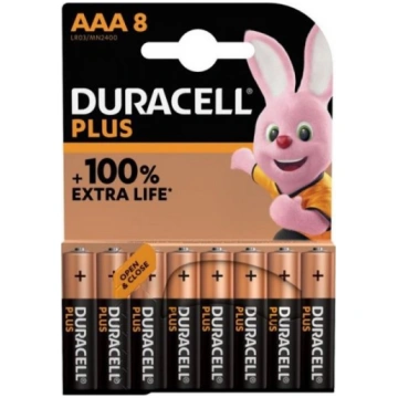Duracell Bateria Plus Aaa / R03 8gab