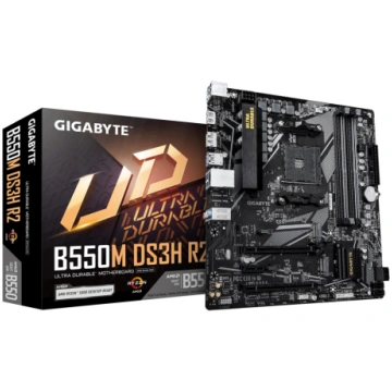 Mainboard|GIGABYTE|AMD B550|SAM4|Micro-ATX|Memory