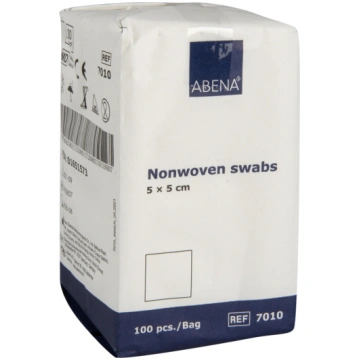 Salvetes Abena neaustas, nesterilas, 4 kārtas, 10x