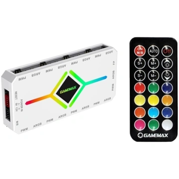 Gamemax | V4.0 ARGB PWM HUB WT | Hub for Gaming Ch