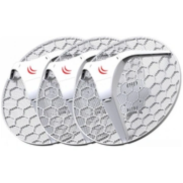 MikroTik LHG 5 3-pack Dual chain with 24 5dBi 5GHz