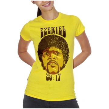 T-Shirt Samuel L Jackson Ezekiel Pulp Fiction Jule