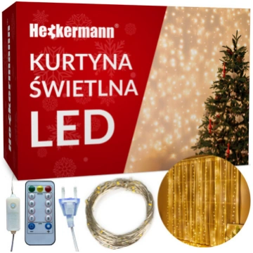 Heckermann LED virtene YS-0003 3x3m 300LED Warm