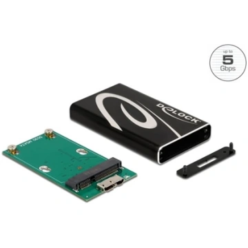 Delock External Enclosure SuperSpeed USB for mSATA