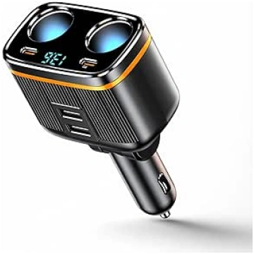 7-in-1 cigarešu aizdedzinātāja sadalītājs ar PD45W
