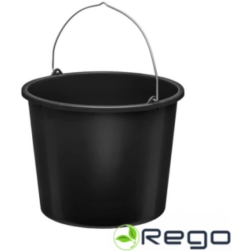 Plastmasas spaimis 20L, melns (MLBB20)