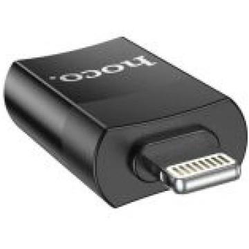 HOCO Adapter OTG USB A to Lightning UA17 black Gal
