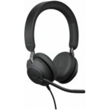 Jabra Evolve2 40 SE USB-A MS Stereo Black austiņas