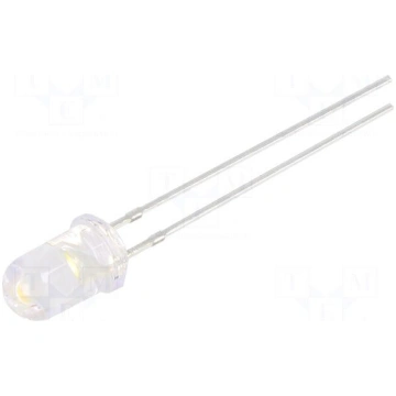 LED | white warm | 5mm | 5800÷7000mcd | 15° | Fron