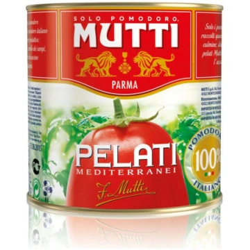 Tomāti tomātu sulā MUTTI Pelati Mediterranei, 2.5 