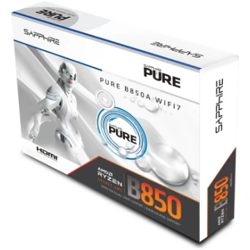 Mātesplate Sapphire PURE B850A WIFI7 ATX — B850 či