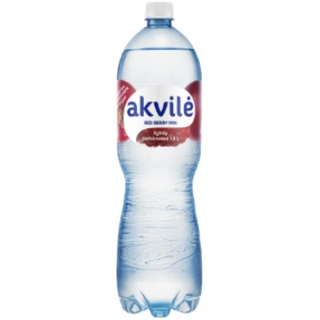 Minerālūdens Akvile ar sarkano ogu smaržu viegli g